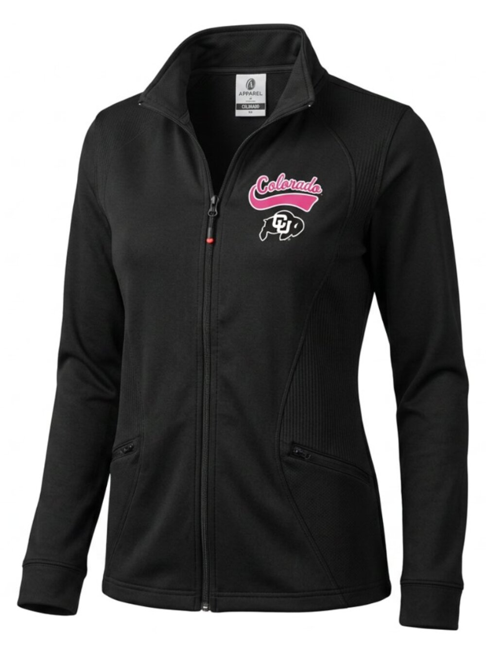 Black Zip Front Colorado Buffs Jacket